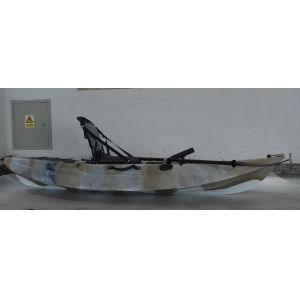 HDPE Sand Camo Painting Adult Sit On Kayak , Ride On Top Kayak With Paddle Leash