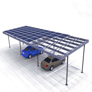Anodized Aluminum Open Ground Carport Solar Systems