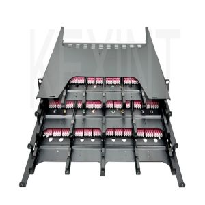144 Core High Density 19 Inch 1U ODF Patch Panel For Big Data Computer Room