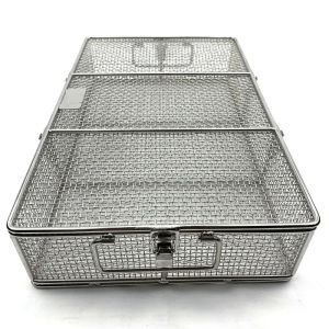 Electropolished Stainless Steel Wire Mesh Baskets With Lids