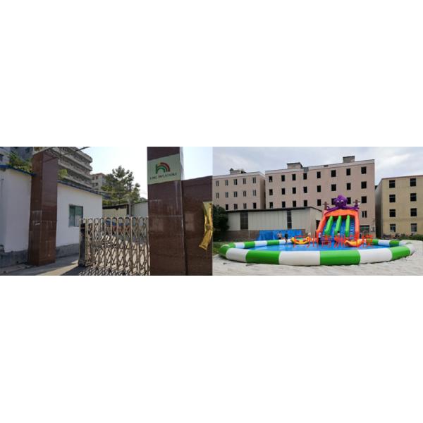 Toddler Inflatable Water Slide Customized 0.55mm PVC Tarpaulin Double Lanes