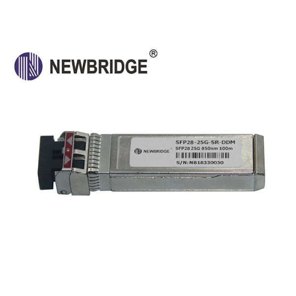 SFP28 25G SFP Fiber Optic Transceiver 850nm VCSEL Transmitter For Inter Rack
