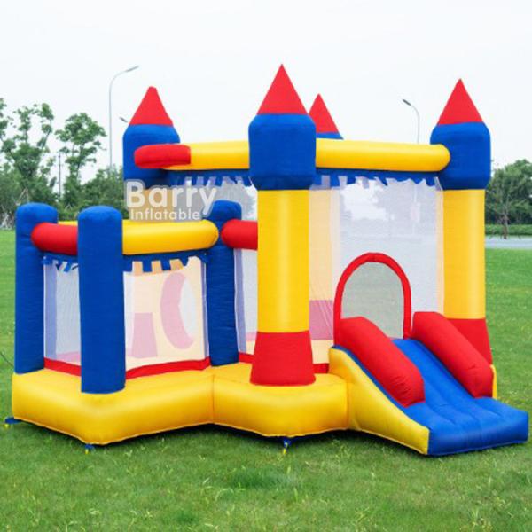 EN71 Inflatable Bounce For Backyard Kids Funny Time Jumping Castle With 0.55mm