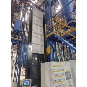 Quality High-efficiency Spraying Rinsing Flexible Control System Full-Automatic Vertical Powder Coating Line for Aluminum Profiles for sale