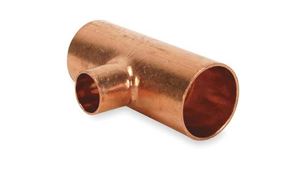 Water Pipe Copper Nickel Tee C70600 DN20 for Industry Compliant with ANSI JIS