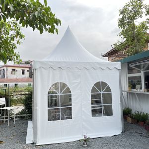 China Double PVC Outdoor Stainless Pagoda Event Tent With Aluminum Frame on sale