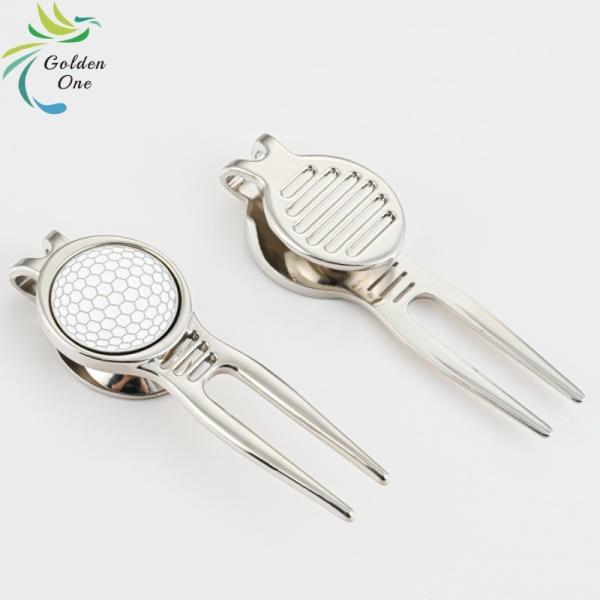 custom special shape metal pitch repair golf pitch divot tools with magnetic