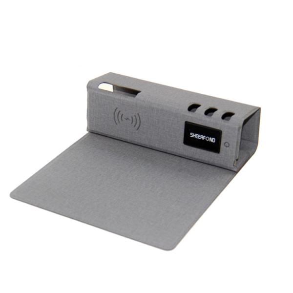 Buy Personalized Gifts Pu Leather Multifunction Mouse Pad Wireless Charging at wholesale prices