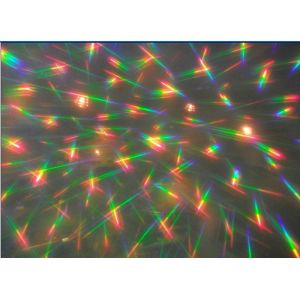 holographic 3d fireworks glasses paper with 0.06mm PVC / PET laser lenses