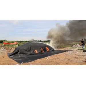 Thermal Resistance Suntex Car Fire Blanket In Gray