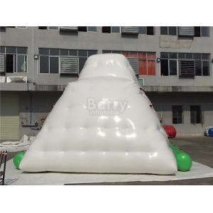 Durable 0.99mm PVC Inflatable Water Iceberg / Inflatable Climbing Wall