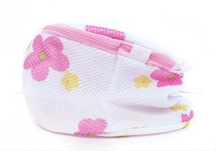 Nylon Barrel Mesh Laundry Bags Foldable Zippered Laundry Bags