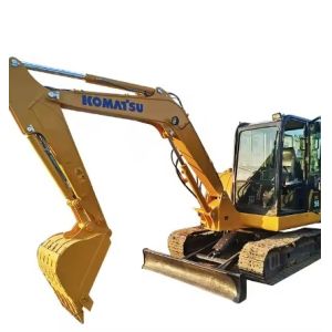 Crawler Used Komatsu Pc 56-7 Excavator Yellow