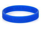 Buy professional producer supply PMS Blue logo embossed custom armbands at wholesale prices