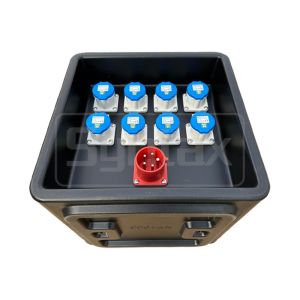 Syntax MD1 Three Phase 32AMP HDPE Portable Distribution Board IP67 For Stage