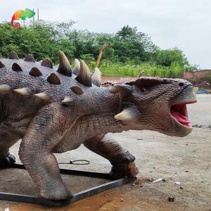 Quality Theme Park Lifelike Animatronic Dinosaur Life Size Animatronic Ankylosaurus for sale