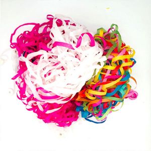 White 25*5cm Party 9505900000 Soaring Streamer