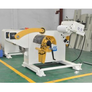 Automatic Decoiling And Hydraulic Straightening Machine With Power Press