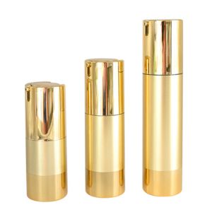 Non Spill 15ml 30ml 50ml Refillable Airless Pump Bottles