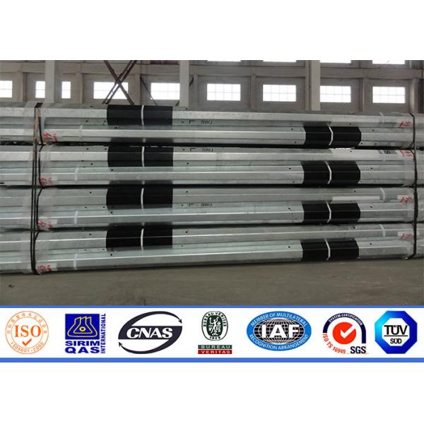 Buy HDG Transmission Line 10MM 160km/H Steel Tubular Pole at wholesale prices