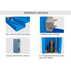 OEM Gantry Car Lifting Machine Double Cylinder 2 Post Car Hoist