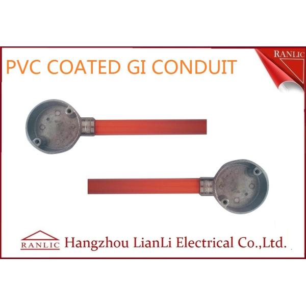 Buy Orange PVC Coated BS4568 GI Electrical Conduits with 1.6mm Thickenss at wholesale prices