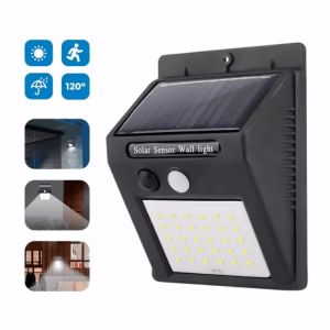 Quality Bright Black Durable Aluminum LED Solar Wall Light Weatherproof for sale