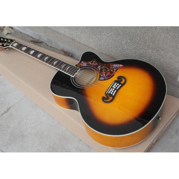 2018 New CUSTOM GB H-Bird acoustic guitar Jumbo G200 body H-Bird electric acoustic guitar