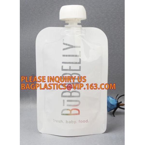 wholesale food pouch zipper bpa free plastic standing up breast baby milk storage bags,200ml double zipper breast milk b