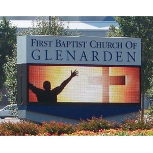 Front Service Design P5 RGB LED Church Video Wall 1280x1920MM