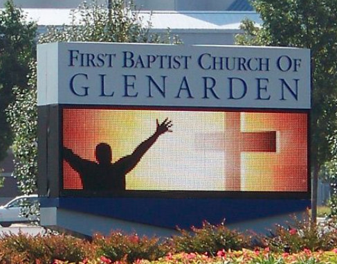 Buy Front Service Design P5 RGB LED Church Video Wall 1280x1920MM at wholesale prices