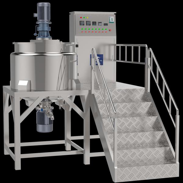 Mixer Stainless Steel Chemical Cosmetic Liquid Mixing Equipment Double Jacketed