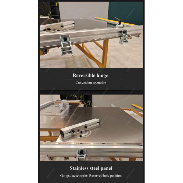 80 KG PDMJ16 Sliding Table Panel Saw for Precision Wood Based Panels Plywood Cutting