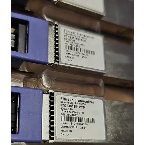 New Finisar QSFP-DD-800G-DR8 500m SMF MPO16 Parallel Optical Modules High Rate