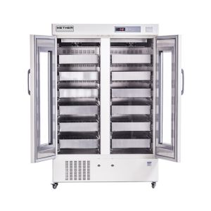1008 Liter Blood Bank Refrigerator With Power Failure Protection Air Cooling