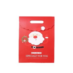 Wholesale Spot Christmas Eve Exquisite Printed Gift Packaging Paper Bags