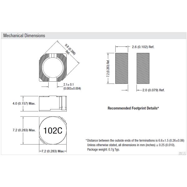Bobbin - Wound SMD Shielded Power Inductor Surface Mounting For Computers