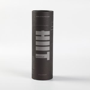 Black Package Kraft Cylinder Packaging with Lid