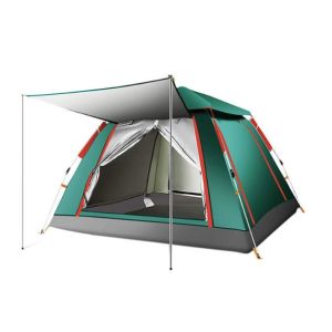 Outdoor 4 Person Camping Tent Easy Installation , Instant Set Up Family Camping