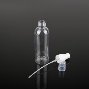 Round Transparent 100ml Atomizer Spray Bottle For Cosmetic Water