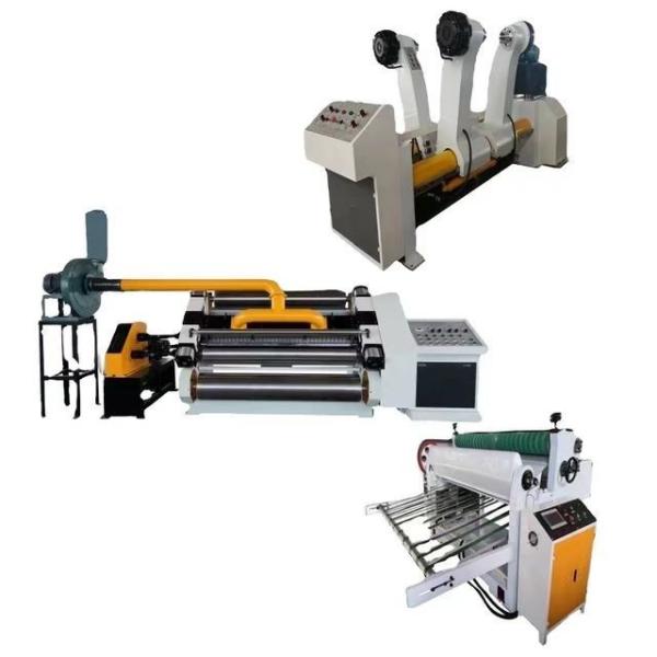 Single Face Corrugated Cardboard Making 2 Ply E Flute Carton Machine for Food