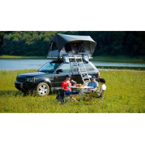 China Hard Cover UV 50+ Roof Rack Pop Up Tent For Your Car 1 Year Warranty on sale