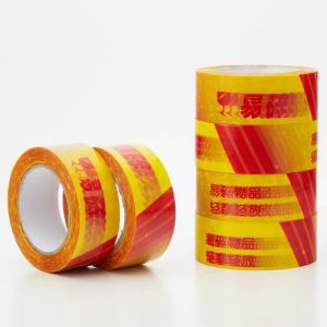 UV Resistant Professional Fragile Tape 2.2 Mil Polypropylene Material
