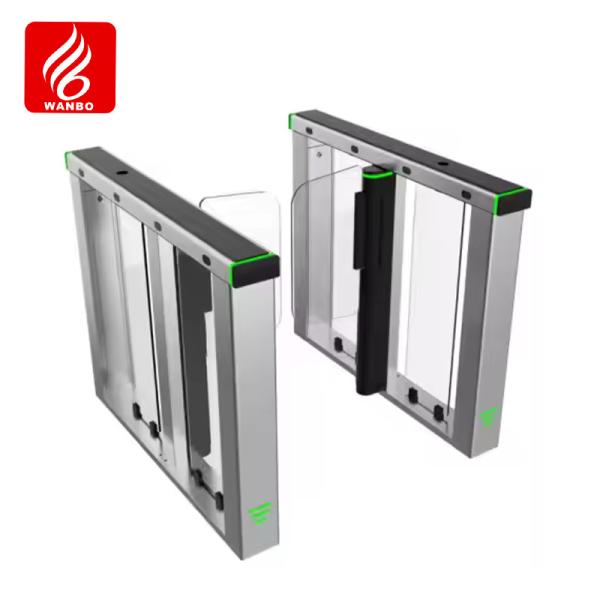 Stainless Steel RFID Smart Speed Gate Turnstile Qr Code Swing Barrier For