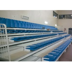 Exhibition Hall Retractable Bleacher Seating With Various Platform Types