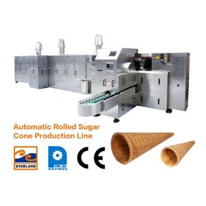 10kg/Hour Sugar Roller Waffle Ice Cream Cone Machine