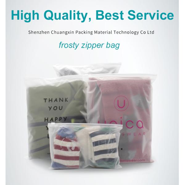 Custom plastic bags Custom logo packaging clothes with Offset Printing