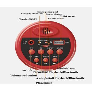 2 - 3 Hour Charge Portable Handheld Megaphone Outdoor Bull Horn Speakers