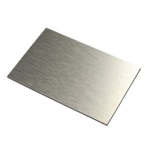 Scratch Resistant Brushed Aluminum Composite Panel 3mm Thickness