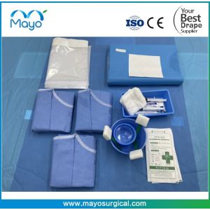Customized Sterile Cardiothoracic Drapes For Femoral Angiography Drape Pack